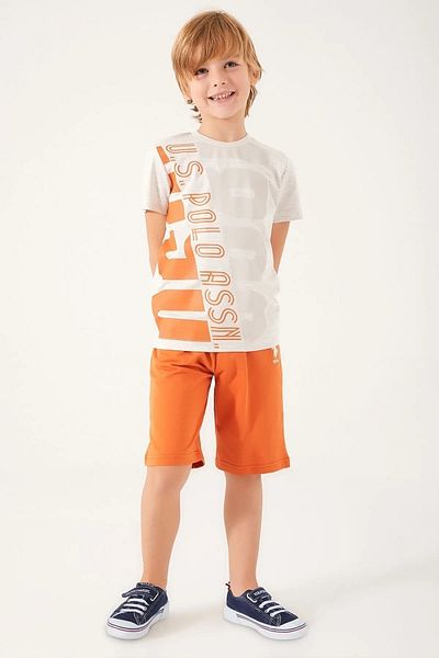 U.S. Polo Assn. Cotton Waiter Boy Bermuda Suit 1313