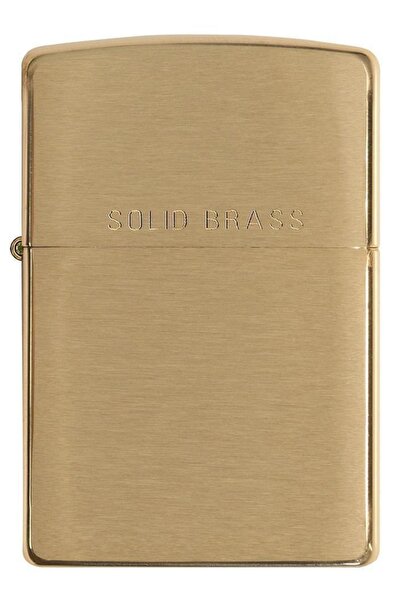 Zippo Solid Brass Çakmak