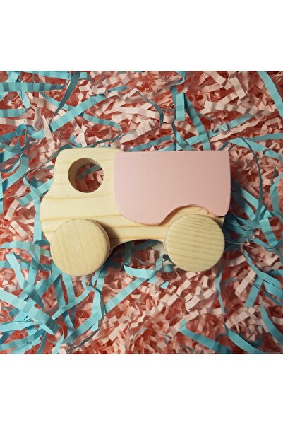 websunday لعبة شاحنة خشبية مصنوعة يدويًا، صديقة للبيئة، تعليمية، خشبية طبيعية...