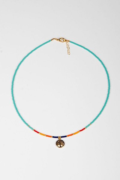 Lila Rosa Authentic Necklace with Tree of Life Figure