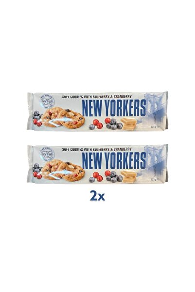New Yorker 2x Yaban Mersinli Kızılcık Yumuşak Kurabiye 175 Gr