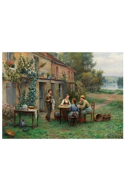 KESKİN COLOR Keskin Puzzle Jigsaw Coffee in the Village House 2000's