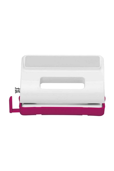 Mas Enjoy Puncher 10 Sheets and Stapler No:10 Fuchsia