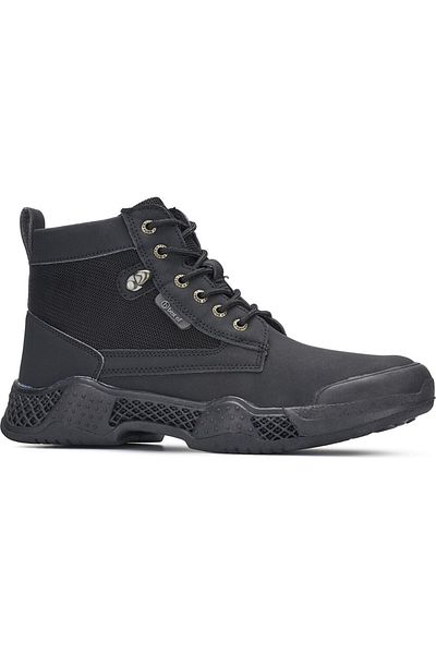 Aleza Shoes Ανδρικές δερμάτινες μαύρες μπότες