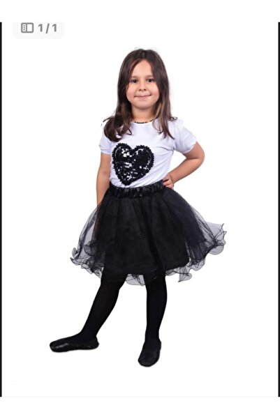 Nacar Kız Erkek Çocuk Gösteri Kıyafeti Alt Üst Takım Tshirt Etek Pantolon