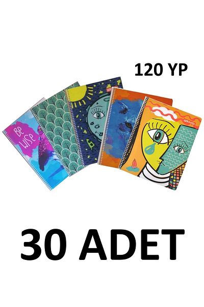 Mynote 120 Sheets Lined Notebook with 30 Flex Up Spiral