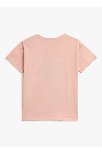 Koton Printed Pink Boy T-shirt 3skb10241tk