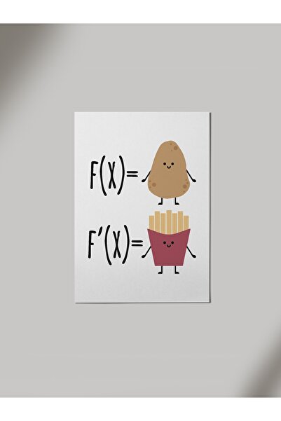 Panorama Ajans Ayt Tyt Öğrencilere Türev Matematik Komik Ahşap Poster Tablo