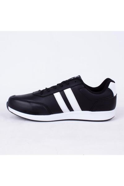Kinetix Ανδρικά αθλητικά παπούτσια Casual Pu Black White Reeds