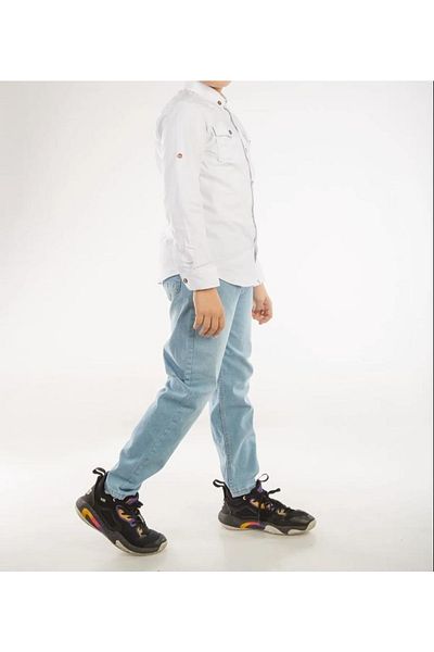 FATELLA Boy's Lycra Flexible Basic Jeans