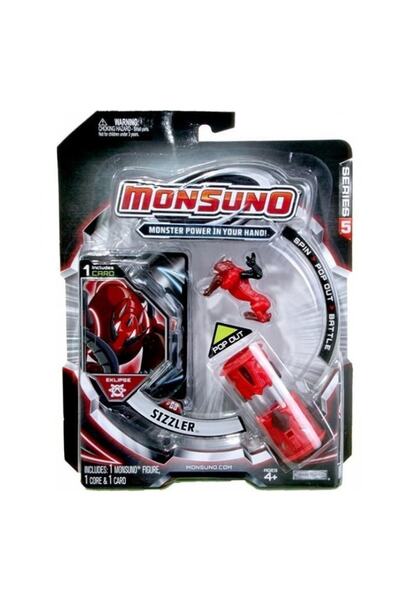 GIOCHI PREZIOSI Monsuno, Licensed Sizzler Figure, Launch Capsule and Game Card