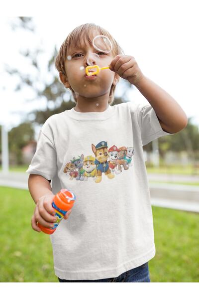 ALİKA تي شيرت للأطفال للجنسين من باو باترول