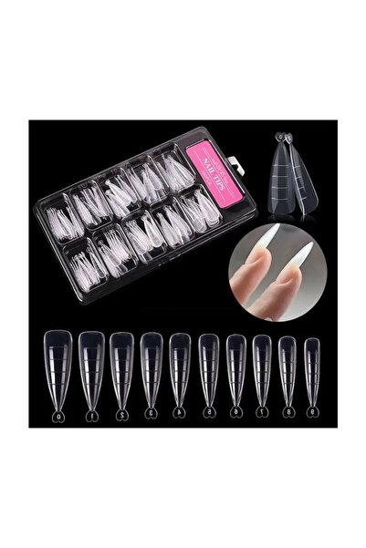 ROSALIND 10 Farklı Boy Stiletto Poly Jel Tips - 100 Adet