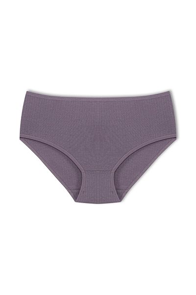 HNX Γυναικεία εσώρουχα 5 συσκευασιών Cotton Corded Plus Size