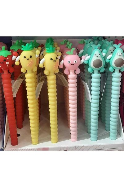 Mikro Cute Fruits Figured 0.7 Tip Pen 1 Piece