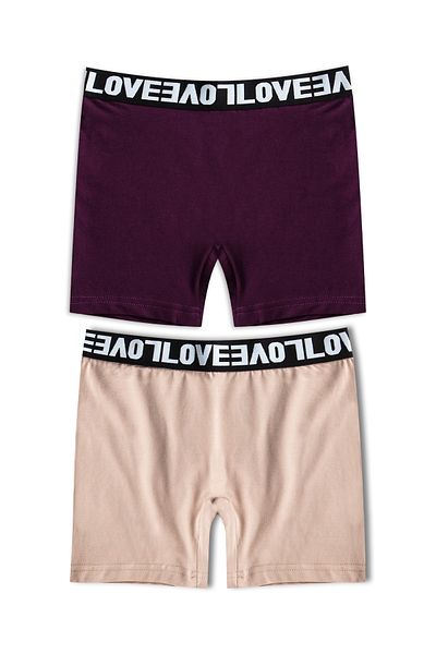 HNX Γυναικείο κολάν 2 Pack Love Elastic Cotton