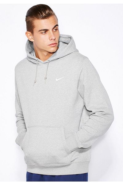 Nike Сива суитшърт с качулка Club Swoosh 611457-063