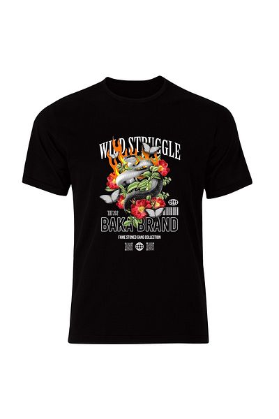 fame-stoned Μπλουζάκι με στάμπα Snake (Fame Stoned Gang Collection New Season Tshirt)