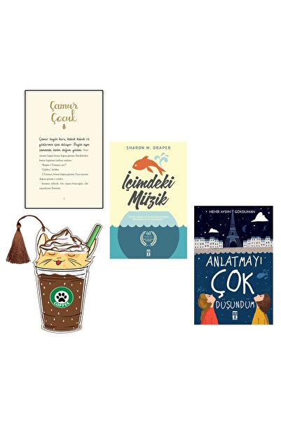 Timaş Yayınları Çamur Çocuk İçimdeki Müzik Anlatmayı Çok Düşündüm 3kitap Set