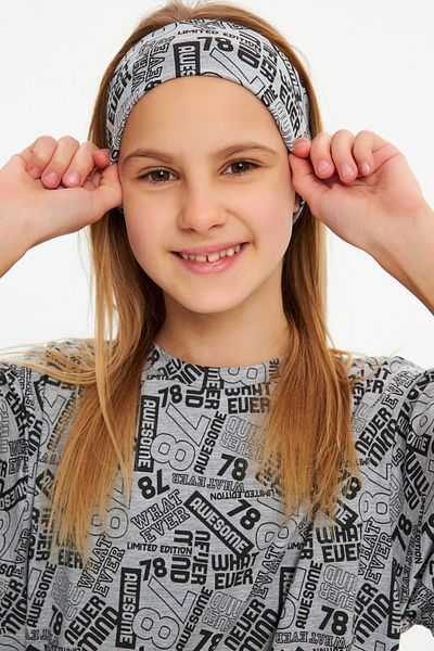 Babygiz Girl's Cotton Combed Cotton, Anti-Slip, Anti-Sweat, Ultra Light, Flexible Patterned Hair Band Bandana