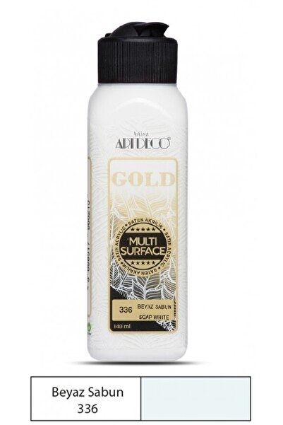 Artdeco Gold Multi Surface Akrilik Boya 140 ml. 336 Beyaz Sabun