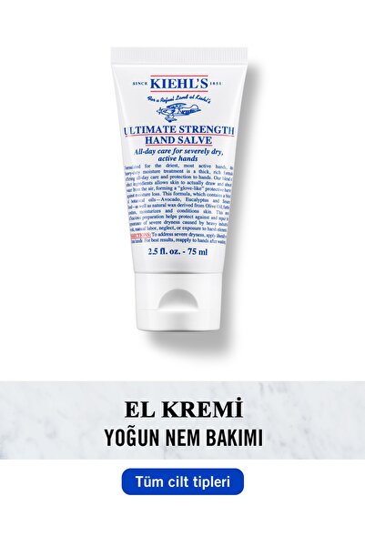 Kiehl's Ultimate Strength Avokado Yağı İçeren Onarıcı El Kremi 75 ml