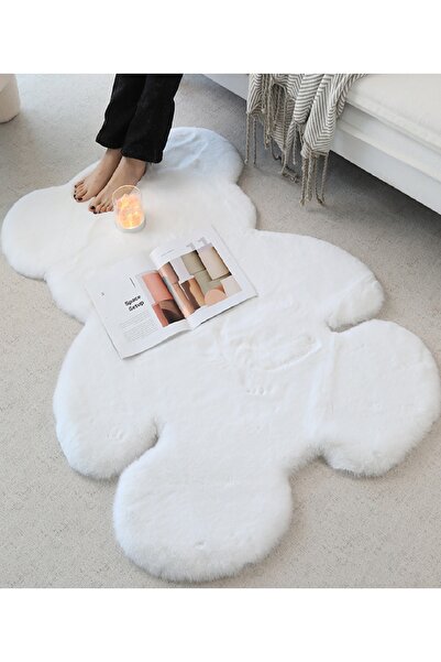 ALgorand Home Süper Yumuşak Peluş Ayı Halı Oturma Odası Bebek Odası Kaymaz Ta...