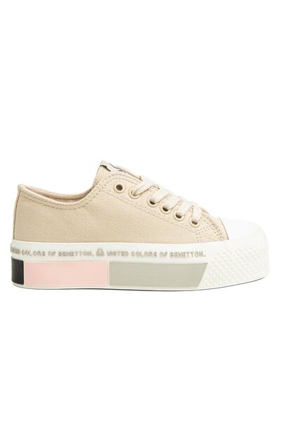 Benetton ® | Bn-30934 - 3114 Beige - Women's Sports Shoes