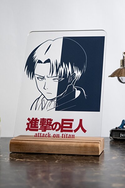 Modiwa Design Attack On Titan Ev Dekoru Levi Ackerman Anime Severlere Hediyel...