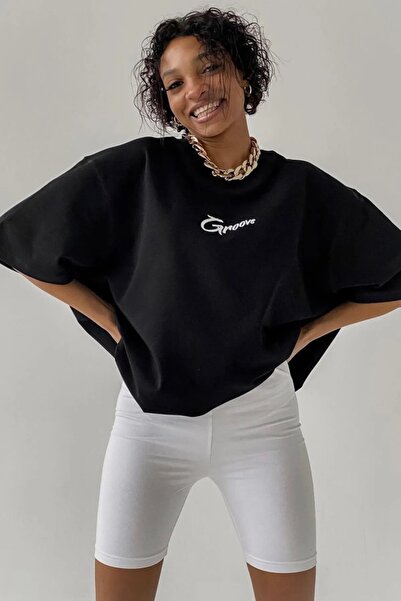 Machetta Μπλουζάκι Groove εμπρός και πίσω με στάμπα Oversize