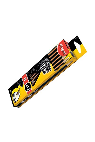 Maped Black Peps B Kurşun Kalem 12 Li (850024zv)