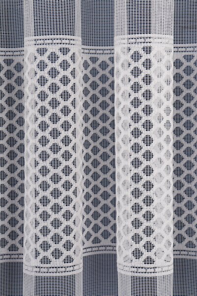 Esse Home Enine Çizgili Bantlı Spor Tül Perde, 200x260cm, 1/2,5 Normal Pile, 125esse05241