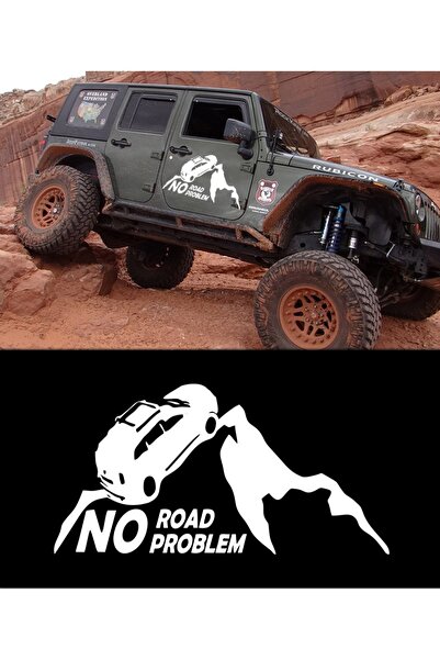 Melek Pazarı 30 X 15 Cm No Way, No ProblemNo Road No Problem Offroad Sticker