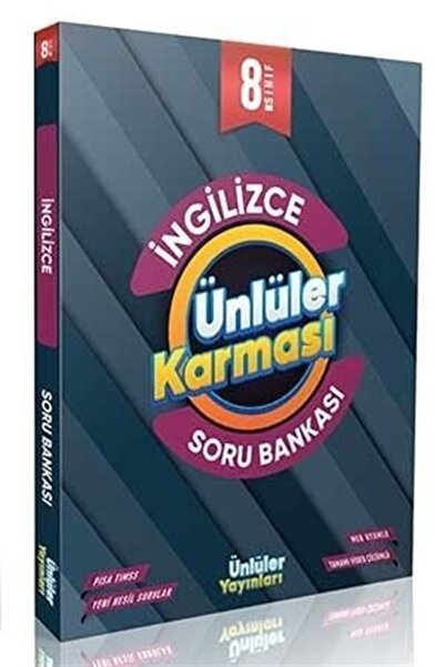 ünlüler yayınları 8. Sınıf Ingilizce Soru Bankası