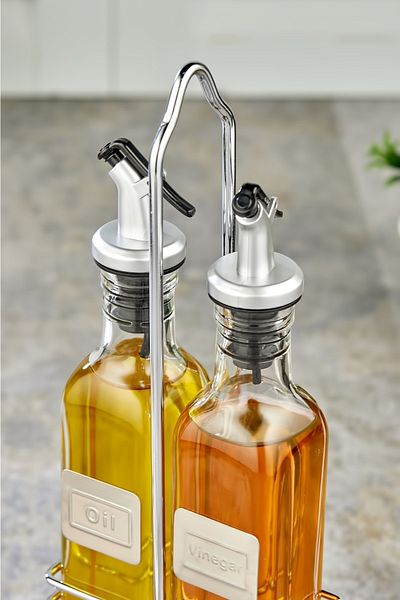 Wonder Set of 2 Glass Sauce Bowls with Stand 250 Ml