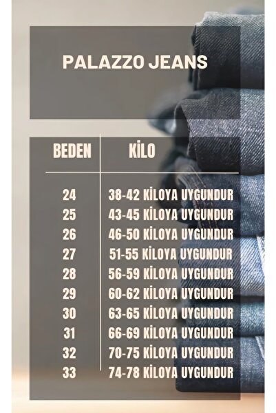 LİMABEL High Waist Lycra Black Palazzo Denim Trousers Wide Leg Jeans