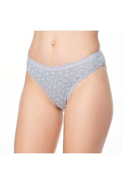ÇamaşırcımShop Tutku 0811 Pachet de 6 chiloți de bikini din elastic cu model de lalele