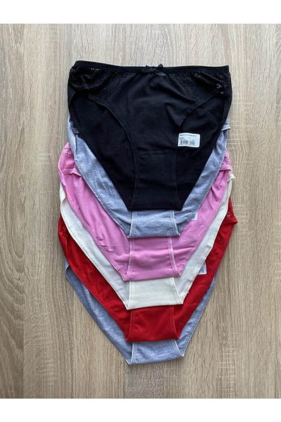 ÇamaşırcımShop Pachet de 6 Tutku 0515 Chiloți de bikini din dantelă turcoaz