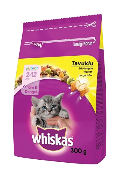Whiskas Tavuklu Kuru Yavru Kedi Maması 300 G