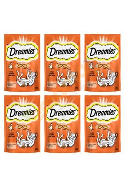 Whiskas Dreamies Tavuklu Kedi Ödülü 60 gr X 6 Adet