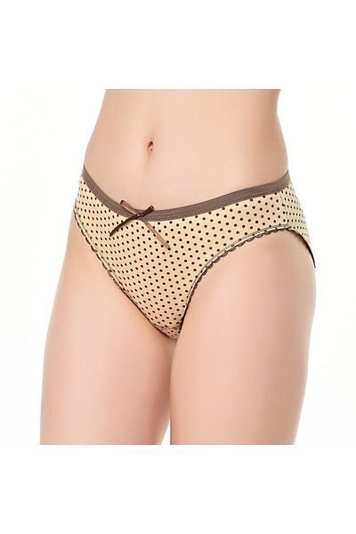 ÇamaşırcımShop Tutku 0676 Pachet de 6 chiloți de bikini din elastan cu buline