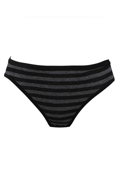 ÇamaşırcımShop Tutku 0538 Irmak Pachet de 6 chiloți de bikini din elastan cu dungi