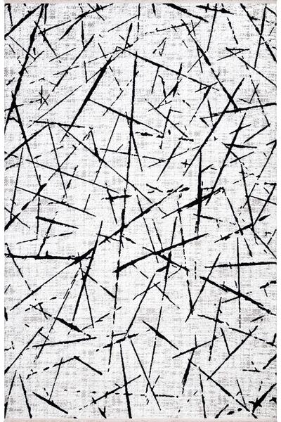 İpek Mekik Halı Gordion 16104 Yumuşak Tuşeli Modern Ve Spor Görünümlü Işıltıl...