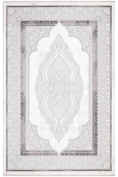 İpek Mekik Halı Gordion 16105 Yumuşak Tuşeli Modern Ve Spor Görünümlü Işıltıl...