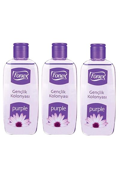 Fonex Gençlik Kolonyası Purple 160 Ml 3 Adet