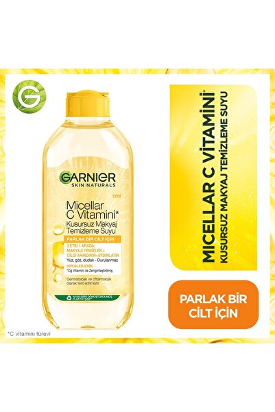 Garnier Micellar C Vitamini Kusursuz Makyaj Temizleme Suyu 400ml