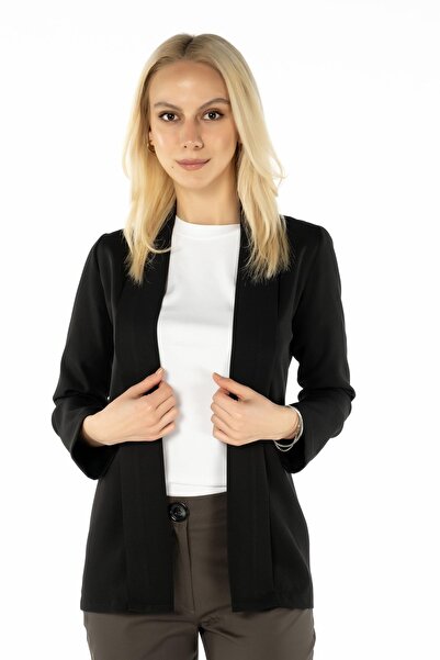 GALYAWOMEN Siyah Casual Spor Ceket