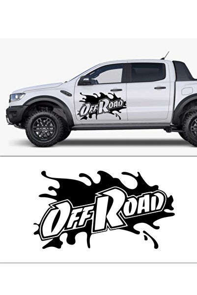 Melek Pazarı 20 X 11 Cm Offroad Araba Sticker