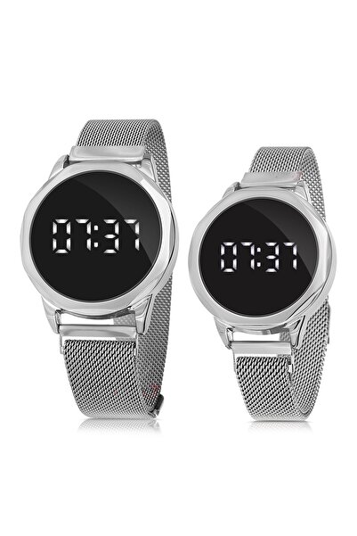 Polo Air Unisex Silver Couple Wristwatch Special for Lover Cift0025e3