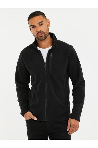 Threadbare Softshell & Fleece - Schwarz - Regular Fit